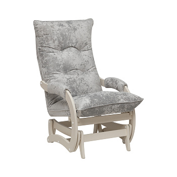 Кресло-маятник Луно,Слоновая кость,Светло-серый,62х89,5х110см.