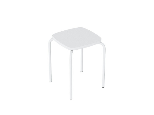 Табурет 33,5х33,5х43,4/Белый фото в интернет-магазине BestWood
