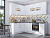 Кухонный гарнитур Флэт-02  170/240х60х234/White In 2S