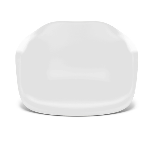 Стул полубарный 61,5х54,5х96,7/Белый/Прозрачный Лак/Черный Муар фото в интернет-магазине BestWood