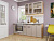 Кухонный гарнитур Барселона-03  200х60х214/Кашемир