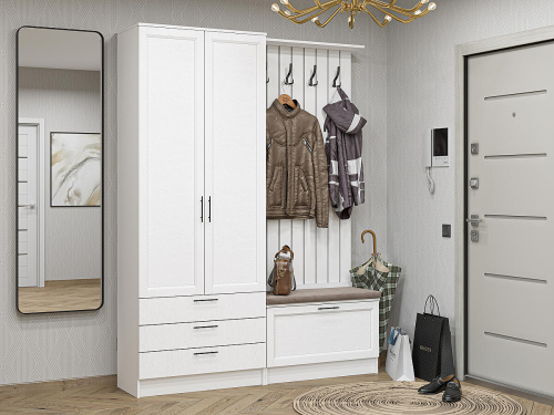 Стиль-03 160х38х211/White Silkwood фото в интернет-магазине BestWood