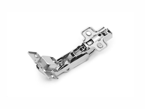 Петля Clip-on накладная D35 90° (с отв. планкой, угол откр. 155°) /Хром фото в интернет-магазине BestWood