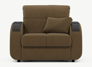 Кресло-кровать,Ореховый Велюр