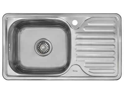 Мойка врезная (левая) 1Ч1К 76х42х18 /Глянец фото в интернет-магазине BestWood