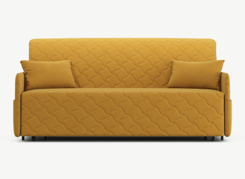 Диван прямой,Жёлтый Велюр фото в интернет-магазине BestWood