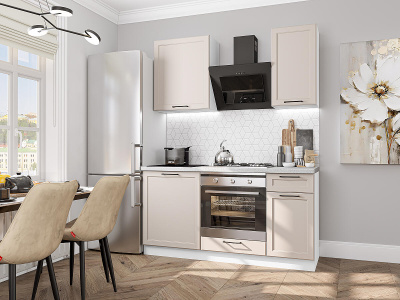 Кухонный гарнитур Барселона-06  160х60х214/Кашемир фото в интернет-магазине BestWood