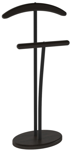 Вешалка костюмная 50х28х105/Венге/Черный фото в интернет-магазине BestWood