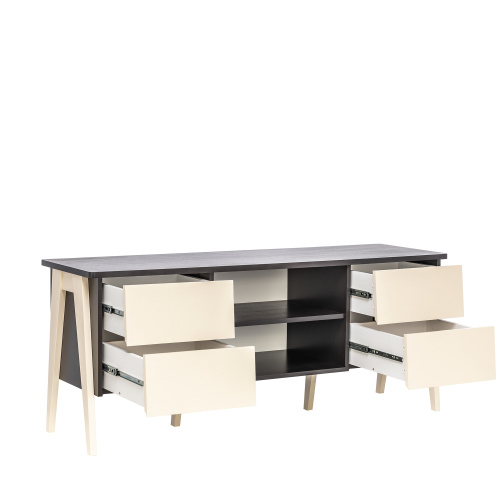 ТВ-тумба 150х45х62,1 Венге/Дуб шампань фото в интернет-магазине BestWood