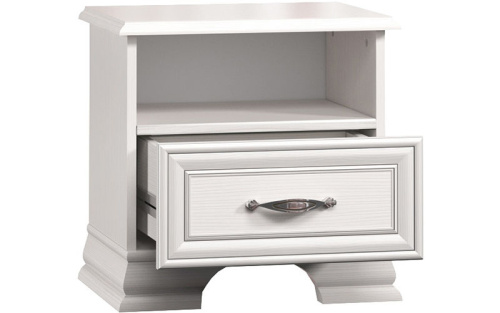 Тумба прикроватная 1S 49х37х47,9/Вудлайн кремовый фото в интернет-магазине BestWood