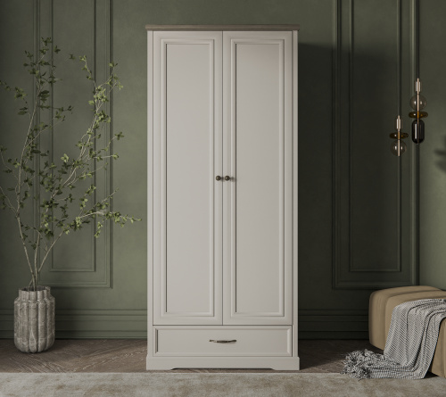 Шкаф 2DG1S 93,8х60,9х210,9 Персидский жемчуг/Каньон фото в интернет-магазине BestWood