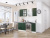 Кухонный гарнитур Дублин-04 130х60х214/Special Green фото в интернет-магазине BestWood