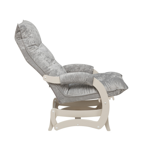 Кресло-маятник Луно,Слоновая кость,Светло-серый,62х89,5х110см. фото в интернет-магазине BestWood