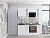 Кухонный гарнитур Флэт Плюс-01  180х60х214/White In 2S