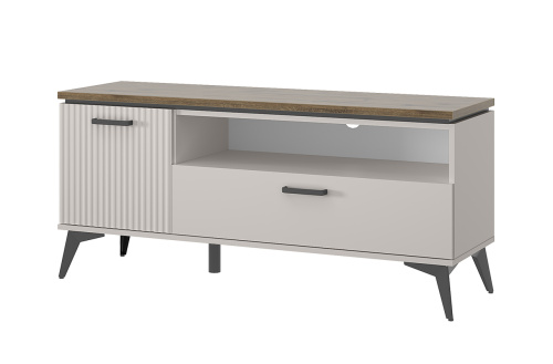 Тумба TV 1D1SN 130,6х39,4х58,4 Персидский жемчуг/Амарок фото в интернет-магазине BestWood