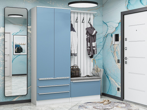 Стиль-03 160х38х211/Silky Blue фото в интернет-магазине BestWood