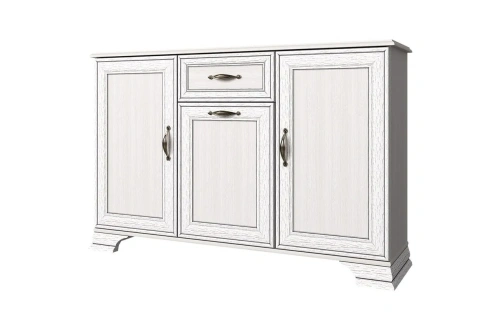 Тумба 3D1S 139х37х90,1/Вудлайн кремовый фото в интернет-магазине BestWood