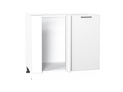 Кухонный гарнитур Флэт-04 Grey-green In 2S 100/250х60х234/Grey-green In 2S/White In 2S фото в интернет-магазине BestWood