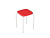Табурет 33,5х33,5х43,4/Red