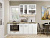 Кухонный гарнитур Барселона-03  200х60х214/Белый