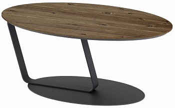 Стол журнальный Орех светлый , черный муар,93х57,2х39,2см.