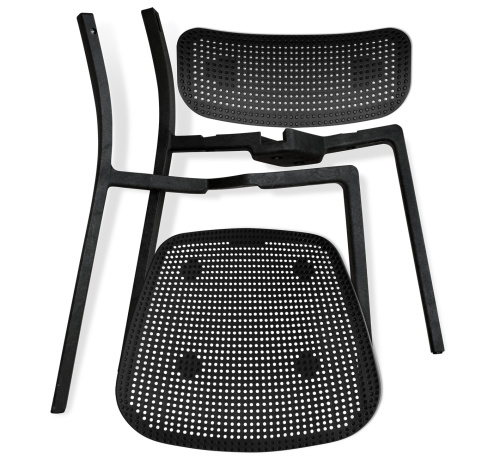 Обеденная группа 83х83х75 Черный/Бежевый/Желтый фото в интернет-магазине BestWood