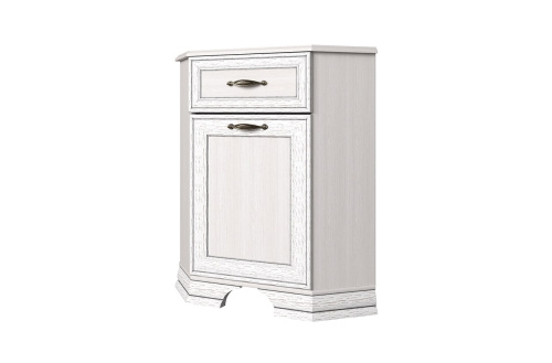 Тумба 1D1SU 58,3х58,3х90,1/Вудлайн кремовый фото в интернет-магазине BestWood