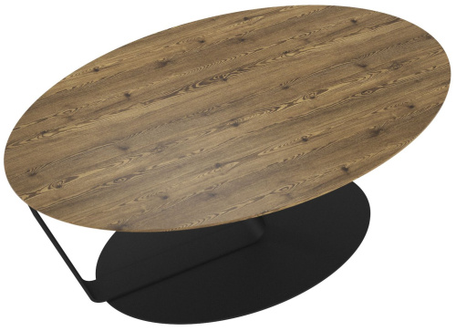 Стол журнальный Орех светлый , черный муар,93х57,2х39,2см. фото в интернет-магазине BestWood