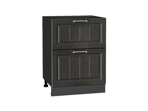 Кухонный гарнитур Прага-03 Белое дерево 160/280х60х214/Белое дерево/Венге Премиум фото в интернет-магазине BestWood