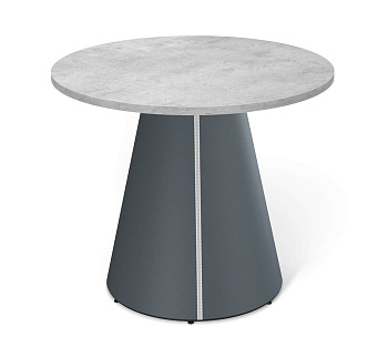 Стол универсальный Антрацит,серый,бетон чикаго светло-серый,90х90х75см.