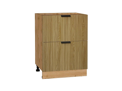 Кухонный гарнитур Евро Лайн-02  200х60х214/Антрацит/Дуб песочный фото в интернет-магазине BestWood