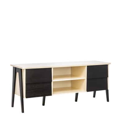 ТВ-тумба 150х45х62,1 Дуб шампань/Венге фото в интернет-магазине BestWood