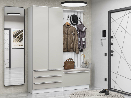 Стиль-03 160х38х211/Silky Light Grey фото в интернет-магазине BestWood