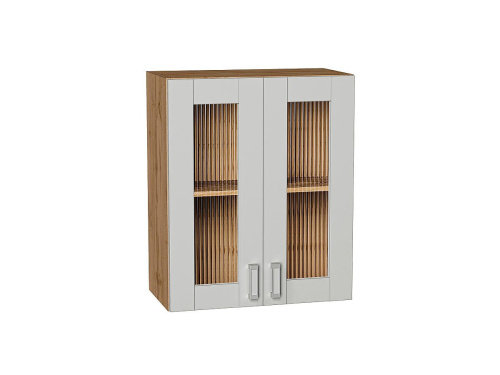 Кухонный гарнтитур Лофт-07  220х60х214/Grey Silk фото в интернет-магазине BestWood