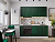 Кухонный гарнитур Дублин-01 190х60х214/Special Green