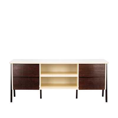 ТВ-тумба 150х45х62,1 Дуб шампань/Орех фото в интернет-магазине BestWood