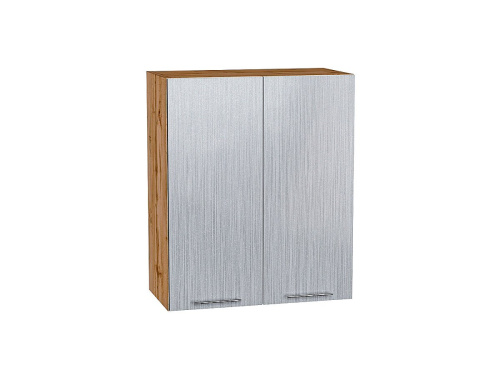 Кухонный гарнитур Валерия-М-06  170х60х214/Серый металлик дождь светлый/Черный металлик дождь фото в интернет-магазине BestWood