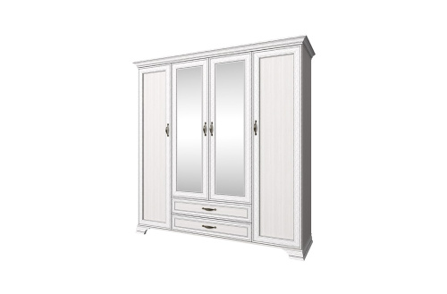 Шкаф 4D2S Z 209х62,1х212,1/Вудлайн кремовый фото в интернет-магазине BestWood