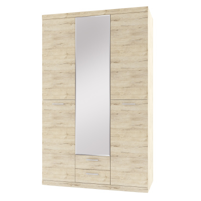 Шкаф 3D2S Z 135,1х57,6х217,3/Дуб Санремо фото в интернет-магазине BestWood