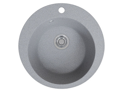 Мойка врезная 1Ч 47х37,5х18 /Матовый серый фото в интернет-магазине BestWood