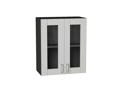 Кухонный гарнтитур Лофт-02  240х60х214/Grey Silk фото в интернет-магазине BestWood