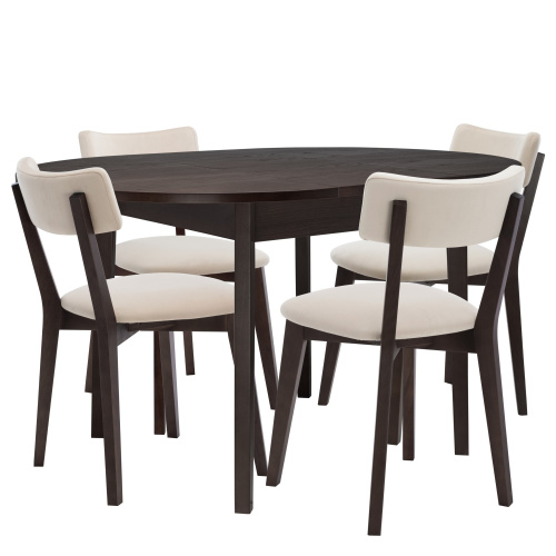 Обеденная группа Говард_Чейз 100х100х76,5/Венге фото в интернет-магазине BestWood