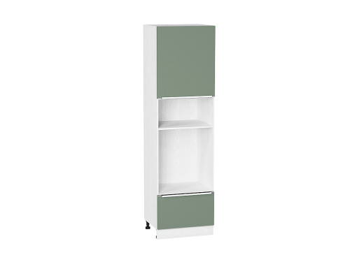 Кухонный гарнитур Фьюжн-02  440х60х214/Silky Mint/Silky White фото в интернет-магазине BestWood