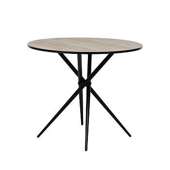 Стол Инаби,Дуб крафт серый,90х90х75см.