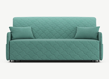 Диван прямой,Светло-бирюзовый Велюр