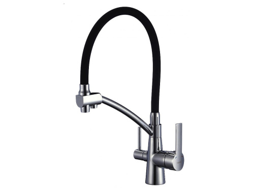 Смеситель для кухни 440/221 2P /Черный сатин фото в интернет-магазине BestWood