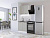 Кухонный гарнитур Флэт-03  80х60х214/Light Grey In 2S