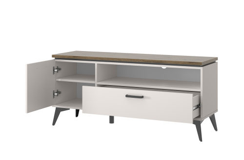 Тумба TV 1D1SN 130,6х39,4х58,4 Персидский жемчуг/Амарок фото в интернет-магазине BestWood