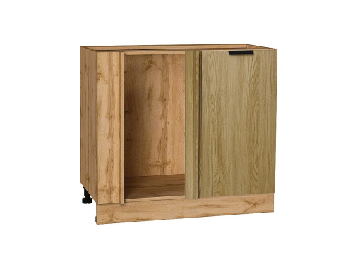 Кухонный гарнитур Евро Лайн-03  215/280х60х214/Белый/Дуб песочный фото в интернет-магазине BestWood