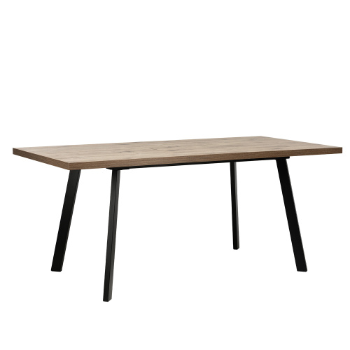 Стол раздвижной Ковен 140х85х75 Дуб велингтон/Черный фото в интернет-магазине BestWood